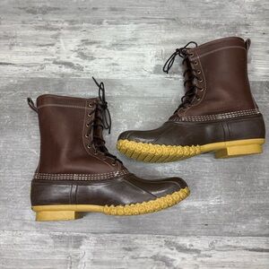 VTG L.L. Bean Sherpa Lined High Bean Boots 12 N